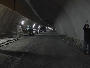 Tunnel in Percha – Durchstich – VIDEO