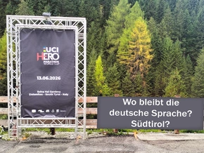 UCI HERO Dolomites: Schützen kritisieren fehlende Mehrsprachigkeit