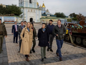 Prinzessin Anne besucht die Ukraine