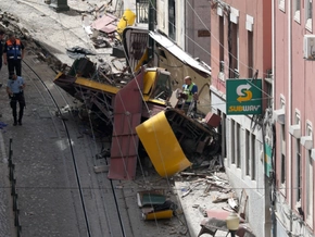 Verbindung von Standseilbahn in Lissabon nicht nach Norm