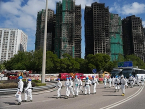 Zahl der Toten nach Großbrand in Hongkong stieg auf 146