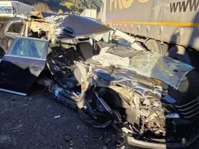 Auffahrunfall legt A22 am Morgen lahm