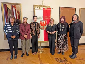 Antrittsbesuch der Gleichstellungsrätin Brigitte Hofer im Meraner Rathaus