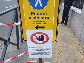 Bozner Stadtpolizei überprüft Hinweis auf Sprachverletzung