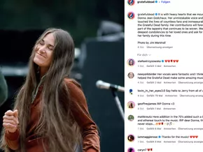 Frühere Grateful-Dead-Sängerin Godchaux gestorben