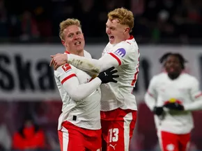 Schlager-Tor bei Leipzig-Sieg gegen Bremen