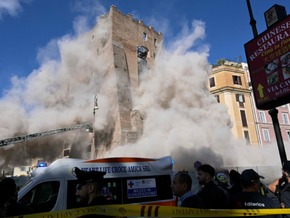 Arbeiter starb bei Turm-Einsturz in Rom