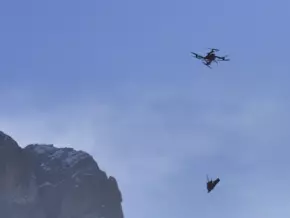 Cargo-Drohnen erstmals bei Skiweltcup in Gröden im Einsatz