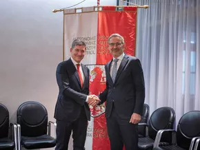 Polizeichef Pisani zu Besuch bei Landeshauptmann Kompatscher