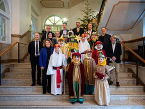 Sternsinger aus Schabs bringen Segen ins Landhaus 1