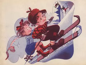 Handgeschriebene Weihnachtsgrüße mit Feder und Tinte