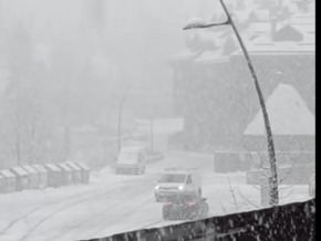 Rekordschnee hüllt Toskana-Ort in weiß