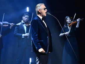 Konzert im Sommer von Andrea Bocelli im Wiener Stadion