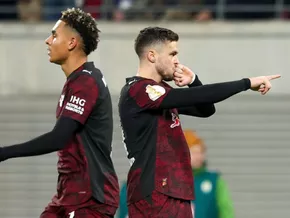 Baumgartner schießt Leipzig ins Pokal-Viertelfinale