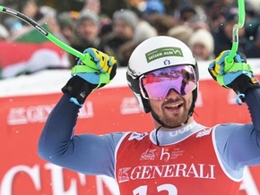 Florian Schieder fährt in Gröden auf das Podest