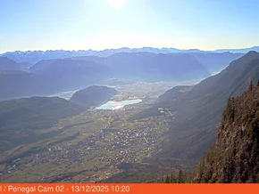 Kalterer See vereist - Skigebiete schwitzen