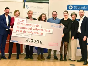 Ehrenamtspreis geht heuer an die Gemeinde Proveis