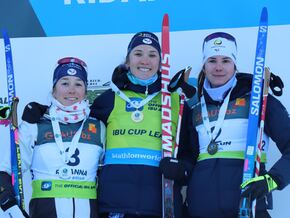 Paula Botet ist die Königin des IBU Cups in Ridnaun