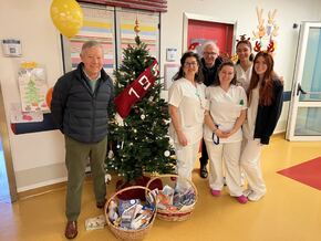 Freude für Kinderpatienten an Heiligabend
