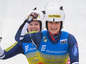Rodlerinnen Egle/Kipp holen in Lake Placid ersten Saisonsieg