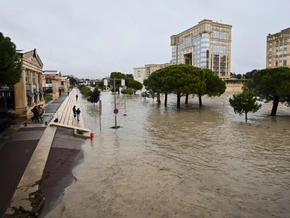 Hochwasser trifft Teile von Südfrankreich