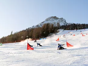 VISA FIS Snowboard Alpine World Cup in Carezza Dolomites