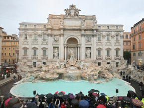 Rom führt Eintrittsgeld für Trevi-Brunnen ein