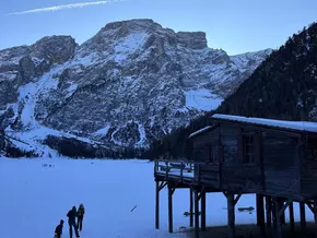 Beliebter Dolomiten-Hotspot im Winter kaum wiederzuerkennen
