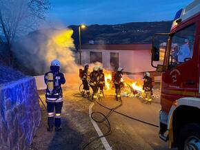 Müllbrand in Völs am Schlern: Fahrer verhindert größere Schäden