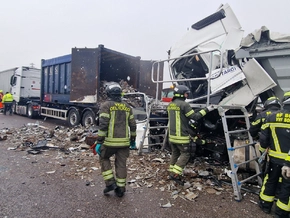 Schwerer Crash auf der Brennerautobahn