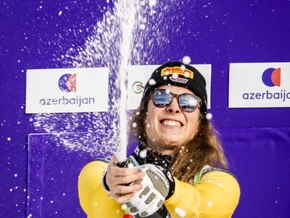 Sonja Gigler in Veysonnaz überraschend Zweite