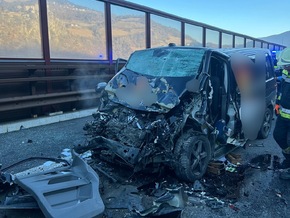 Verkehrsunfall auf A22 fordert Schwerverletzten