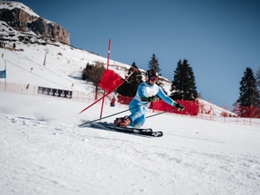 Nach Snowboardern nun auch Telemarker in Carezza Dolomites
