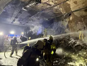 Nach Lkw-Brand: Gesperrter A10-Tunnel ab Samstag wieder frei