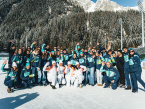 Olympischer Fackellauf macht Halt im Antholzertal