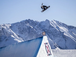 Gasser bei ihrem Comeback Slopestyle-Dritte in Laax