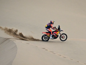 Sanders bricht sich Schlüsselbein, Brabec neuer Dakar-Leader