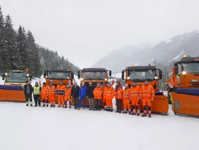 Olympische Winterspiele: Straßendienst leistet wertvollen Beitrag