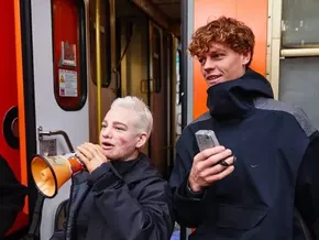 Sinner als Schaffner bei Olympia