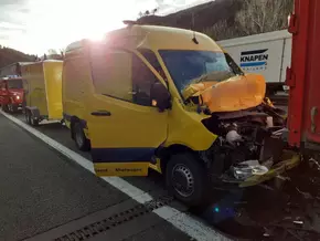 Unfall auf der Brennerautobahn im Eisacktal