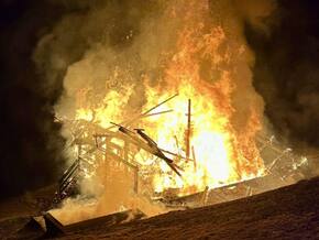 Lajen: Stadel bis auf die Grundmauern niedergebrannt