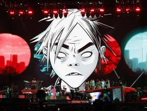 "Comic-Band" Gorillaz kämpft sich auf den Berg