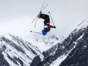 Freeskier Svancer Siebenter im Slopestyle-Olympia-Finale