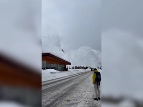 Hier donnert eine Megalawine ins Tal - VIDEO