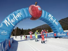 Ein Kalterer jubelt im Gsieser Tal