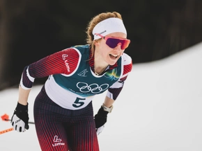 Langläuferin Stadlober im Olympia-Skiathlon Neunte