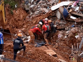 Verheerender Erdrutsch in Brasilien