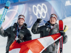 Steigerung im Slalom: Teamkombi-Silber für Kriechmayr/Feller