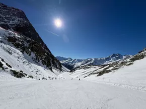Traumhafte Pistenverhältnisse in der Alpin Arena Schnals