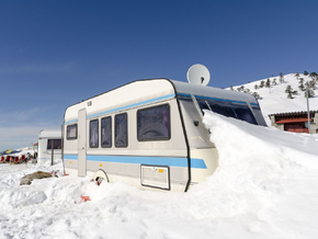 Vom Camper direkt auf die Piste